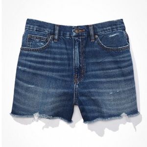 AE STRIGID DENIM CURVY HIGHEST WAIST 90’s BOY SHORT